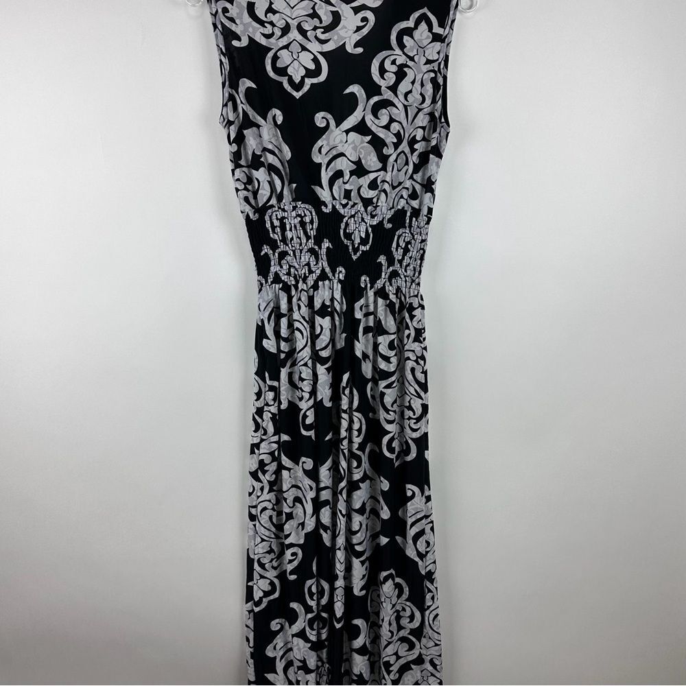 ACE Fashion Floral Maxi Dress V Neck Flowy Summer Dress Womens Size S - Picture 5 of 8